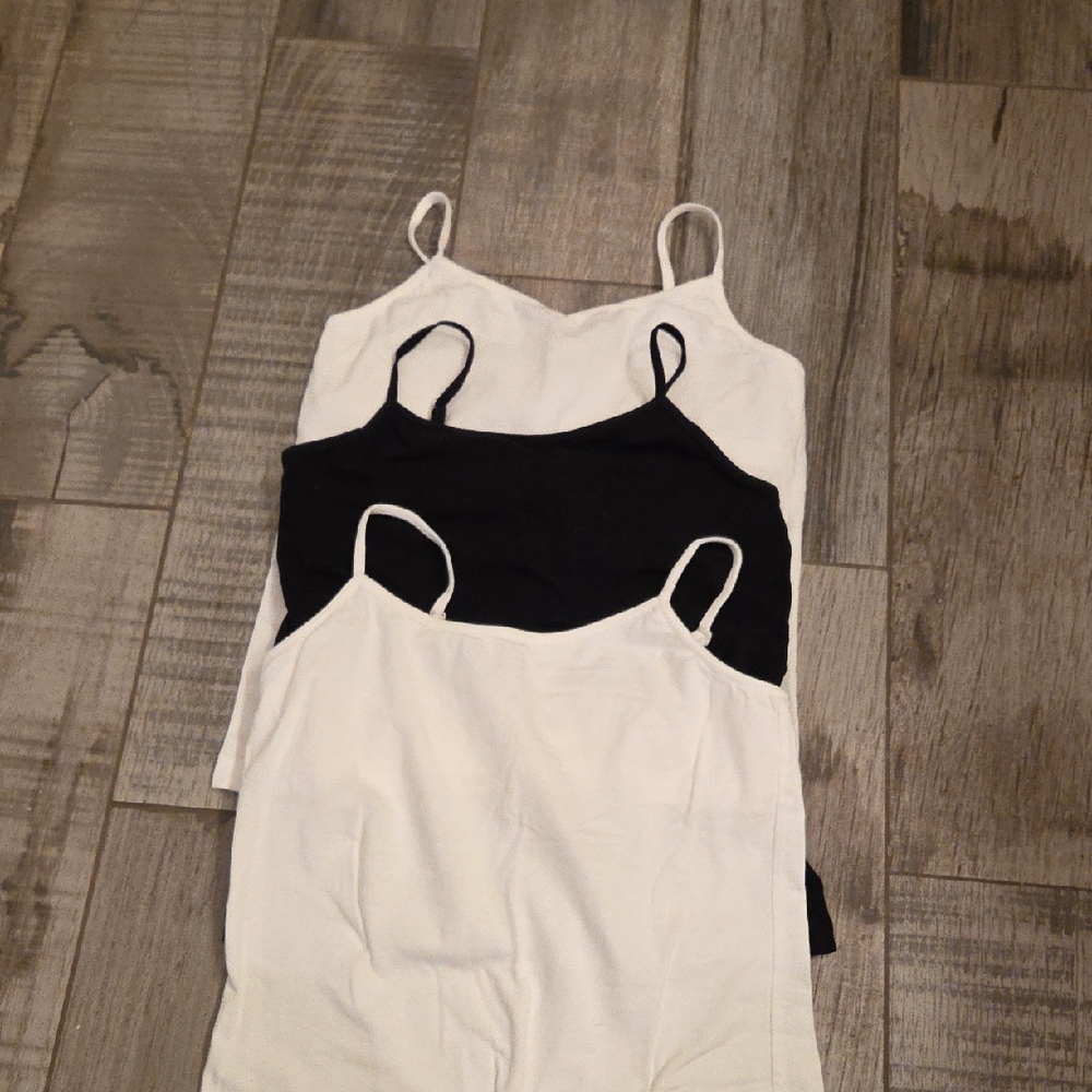 Organic Cotton GAP Black and White Camisole Set